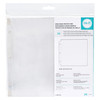 3 Pack - We R Ring Photo Sleeves 8"X8" 25/Pkg-Full Page - WR660143 - 633356601432