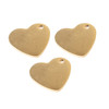 3 Pack - We R Jewelry Press Stainless Steel Charms 3/Pkg-Heart - WRJCHARM-639