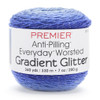 Premier Everyday Worsted Gradient Glitter Yarn-Royal Blue Tones - 5A003CLP-1H8XB - 840166860205