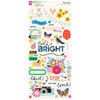 3 Pack - Vicki Boutin Bold And Bright Cardstock Stickers 6"X12"-135 Pieces - A50026JX-G1911 - 765468077741