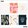 Happy Planner Vegan Leather Disc Bound Dated Planner-Pop Splash Patchwork; Jan '26 - Dec '26 - 5A0036X8-1H815