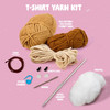 Bucilla Amigurumi Kit-5" - T-Shirt Yarn Dog - 5A002CSW-1GG9P