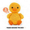 Bucilla Amigurumi Kit-5" - T-Shirt Yarn Duck - 5A002CT4-1GG9W