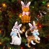 Bucilla Felt Ornaments Applique Kit Set Of 3-Bunny Kitties - 89686E