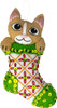 Bucilla Felt Ornaments Applique Kit Set Of 6-Paws & Whiskers - 5A0021SJ-1G4P9