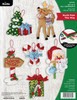 Bucilla Felt Ornaments Applique Kit Set Of 6-North Pole This Way - 5A002DC4-1GGDC - 046109897431