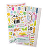 3 Pack - Vicki Boutin Sweet Rush Thickers Stickers 107/Pkg-The Sweet Life Phrase & Icon/Chipboard - VB013611