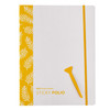 We R Memory Keepers Sticky Folio 8.5"X11"-Yellow - WRFOLIO-955