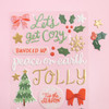 3 Pack - Mittens & Mistletoe Thickers Stickers 99/Pkg-All Is Bright Phrase W/Gold Foil - CPMM3738 3 Pack - Mittens & Mistletoe Thickers Stickers 99/Pkg-All Is Bright Phrase W/Gold Foil - CPMM3738