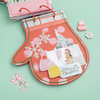3 Pack - Mittens & Mistletoe Ephemera Die-Cuts 40/Pkg-Icons W/Gold Foil Accents - CPMM3740