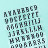 12 Pack - Sticko Alphabet Stickers-Black Glitter Carnival - E5238371