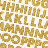 12 Pack - Sticko Alphabet Stickers-Gold Glitter Futura - E5238373