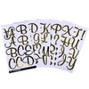 3 Pack - Sticko Alphabet Stickers-Gold Script Poster - E5238652