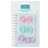 3 Pack - We R Memory Keepers Cinch Plastic Loop Binding 24/Pkg-Pink, Lilac & Blue - 60000609 - 633356633419