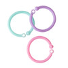 3 Pack - We R Memory Keepers Cinch Plastic Loop Binding 24/Pkg-Pink, Lilac & Blue - 60000609