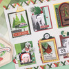 3 Pack - Vicki Boutin Evergreen & Holly Chipboard Stickers 12"X12"-Icons & Phrase - VBEH3707