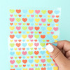12 Pack - Sticko Themed Stickers-Tiny Multi Hearts - E5238400