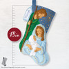 Bucilla Felt Stocking Applique Kit 18" Long-Peaceful Nativity - 89601E