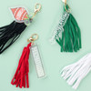 Vicki Boutin Evergreen & Holly Tassels 4/Pkg-W/Charms - VBEH3713 Vicki Boutin Evergreen & Holly Tassels 4/Pkg-W/Charms - VBEH3713