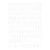 2 Pack - DCWV Letterboard Letters & Characters 2" 148/Pkg-White - LP006000-16