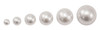 Idea-Ology Pearl Baubles .313" To .75" 60/Pkg-Undrilled Cream Pearls - TH94099