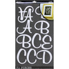 Sticko Alphabet Stickers-White Script Poster - E5238398 - 015586906561