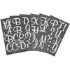 Sticko Alphabet Stickers-White Script Poster - E5238398