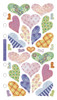 6 Pack - Sticko Vellum Stickers-Pastel Hearts - SPVM01