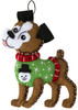 Bucilla Felt Ornaments Applique Kit Set Of 6-Dogs In Ugly Sweaters - 89295E
