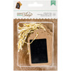 3 Pack - American Crafts DIY Shop 2 Tags 12/Pkg-Kraft W/Chalkboard - 369049 - 718813690492