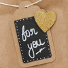 3 Pack - American Crafts DIY Shop 2 Tags 12/Pkg-Kraft W/Chalkboard - 369049
