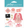 3 Pack - Jolee's Boutique Dimensional Stickers-Baby Girl Pregnancy - E5021616