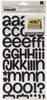 3 Pack - American Crafts Foam Alphabet Stickers-Rootbeer Float-Black, 92/Pkg - 42731 - 718813427319