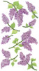 3 Pack - Jolee's Le Grande Dimensional Stickers-Lovely Lilacs - E5050028