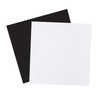3 Pack - Colorbok Single-Sided Cardstock 6"X6" 100/Pkg-Black & White, 50 Each - 74253