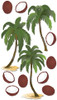 3 Pack - Jolee's Le Grande Dimensional Stickers-Coconut Palms - E5050066