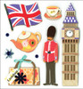 3 Pack - K&Company Dimensional Stickers-Sites Of London - K578029