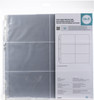 3 Pack - We R Post Bound Photo Sleeves 12"X12" 10/Pkg-Six 4"X6" Pockets - WR660153 - 633356601531