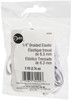 5 Pack - Dritz Pre-Cut Braided Elastic 1/4"X3yd-White - 653670 - 072879304947