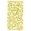 6 Pack - Jolee's Boutique Stickers-Gold Puffy Flourish & Gems - E5030180