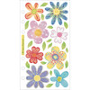 6 Pack - Sticko Vellum Stickers-Pastel Flowers - SPVM03