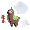 3 Pack - Colorbok Sew Cute! Felt Backpack Clip Kit-Llama - SCMINI-74001