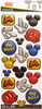 3 Pack - EK Disney Embossed Faux Sequine Dimensional Stickers-Mickey - E8600806 - 015586008067