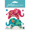 3 Pack - Jolee's Boutique Themed Embellishment-Stitched Elephant - 50-21289 - 015586956702
