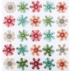 3 Pack - Jolee's Mini Repeats Stickers-Snowflakes - E5021584