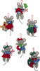 Bucilla Felt Ornaments Applique Kit Set Of 6-Night Before Christmas - 89288E