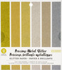 Colorbok Glitter Paper Pad 6"X6" 12/Pkg-Precious Metal - 74033-BL - 765468740331