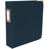 We R Paper Wrapped D-Ring Album 8.5"X11"-Navy - WRPWAL8-160