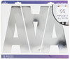 Sticko Jumbo Alphabet Stickers-Silver Foil Futura Regular Jumbo - E5290218 - 015586973747