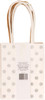 American Crafts Fancy That Mini Gift Bags 3.875"X5" 4/Pkg-Gold Glitter Polka Dot - 34007972